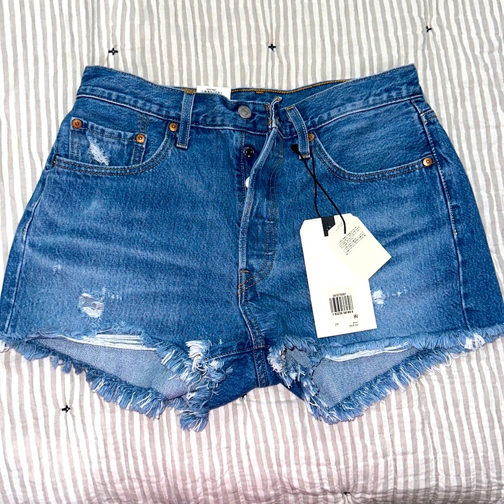 Levi’s 501 high rise shorts size 29